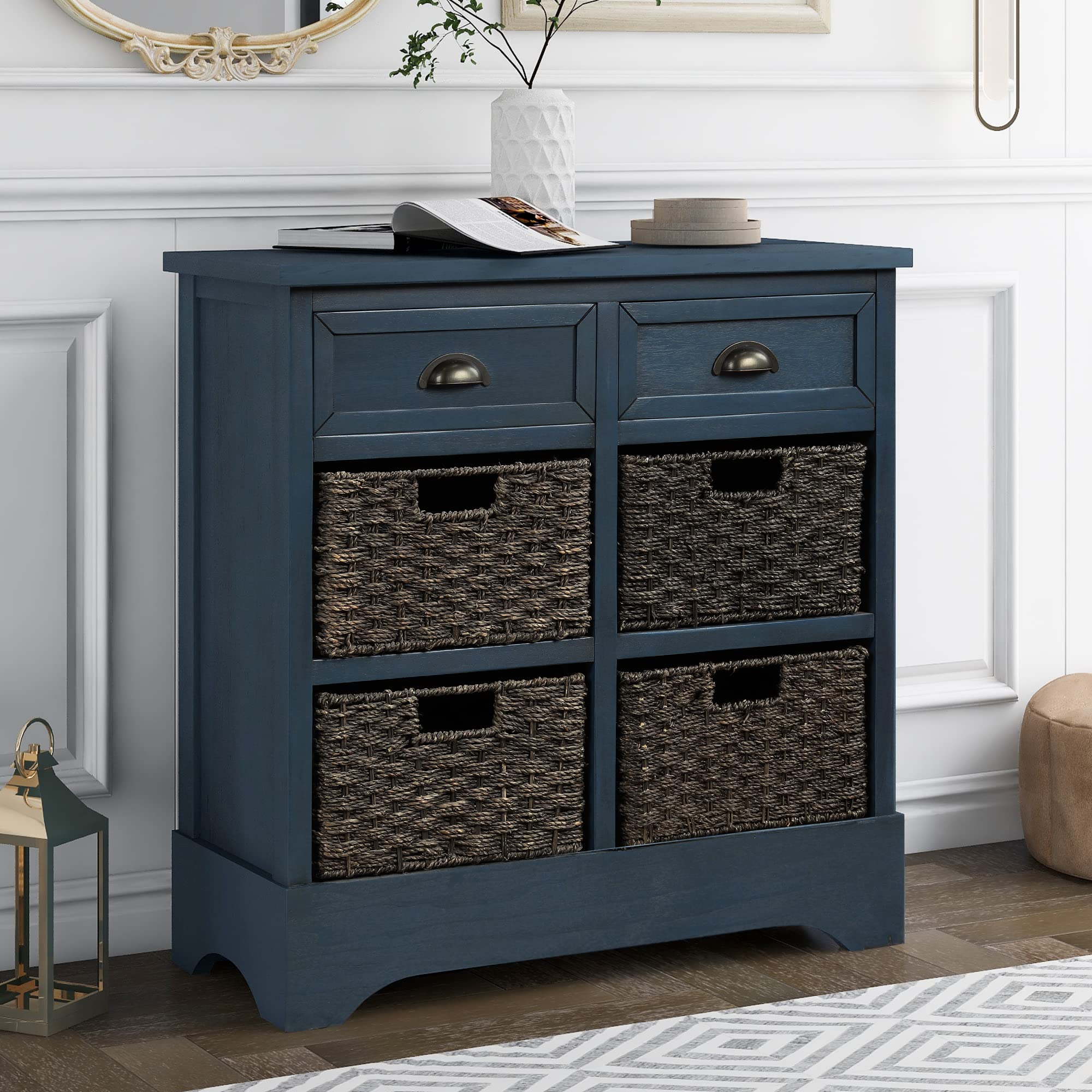 Amazon.com: LUMISOL Console Table Sideboard Buffet with Drawers